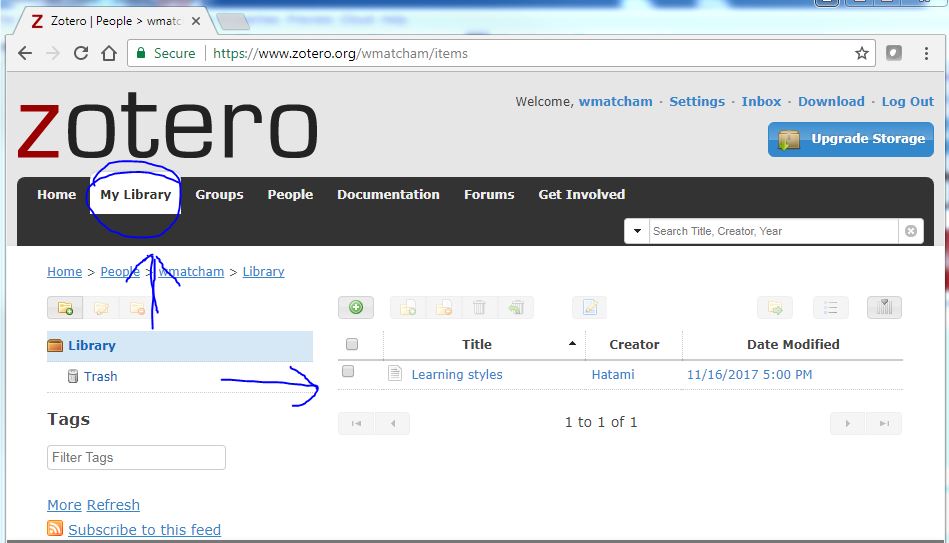 Zotero Libary